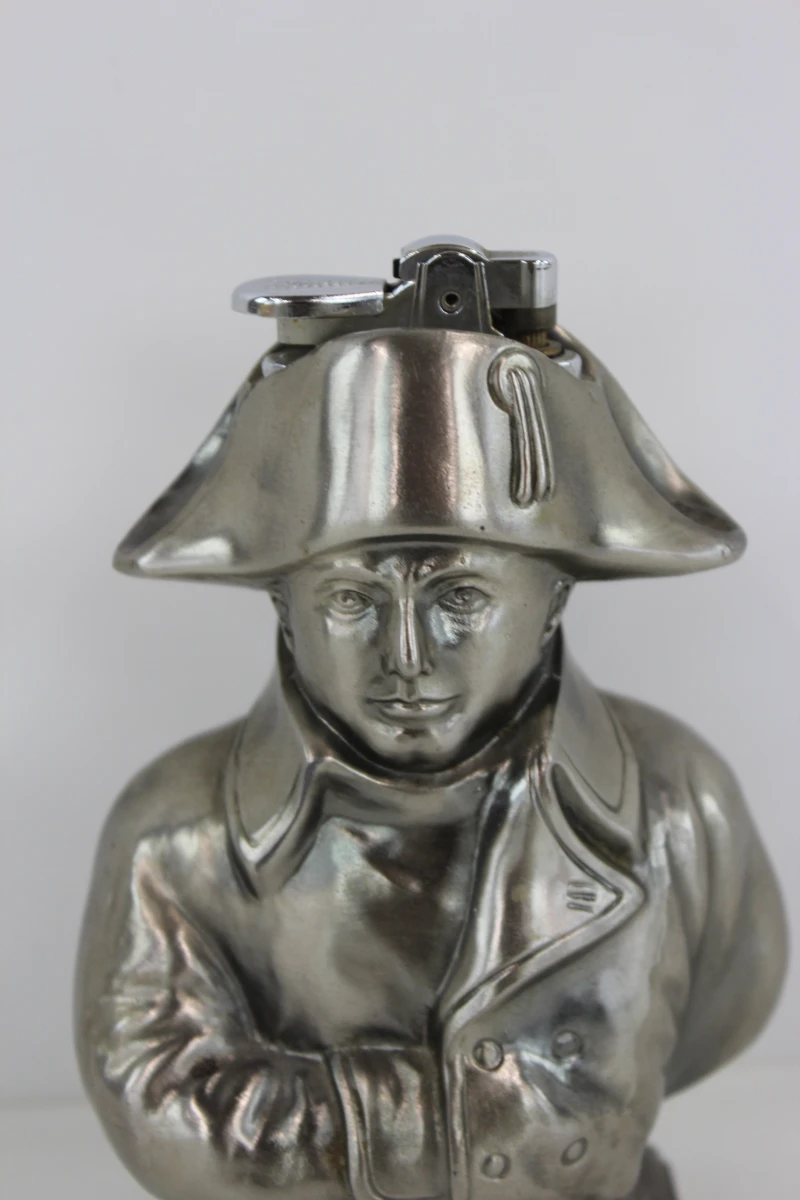 Vintage metalen tafelaansteker Napoleon Bonaparte - foto 2