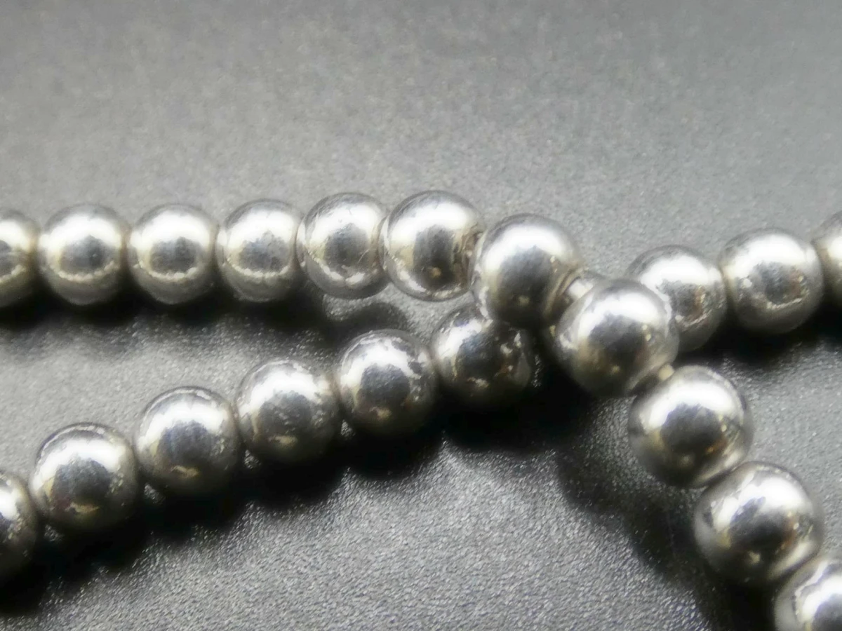 Zilveren kralenarmband - foto 5
