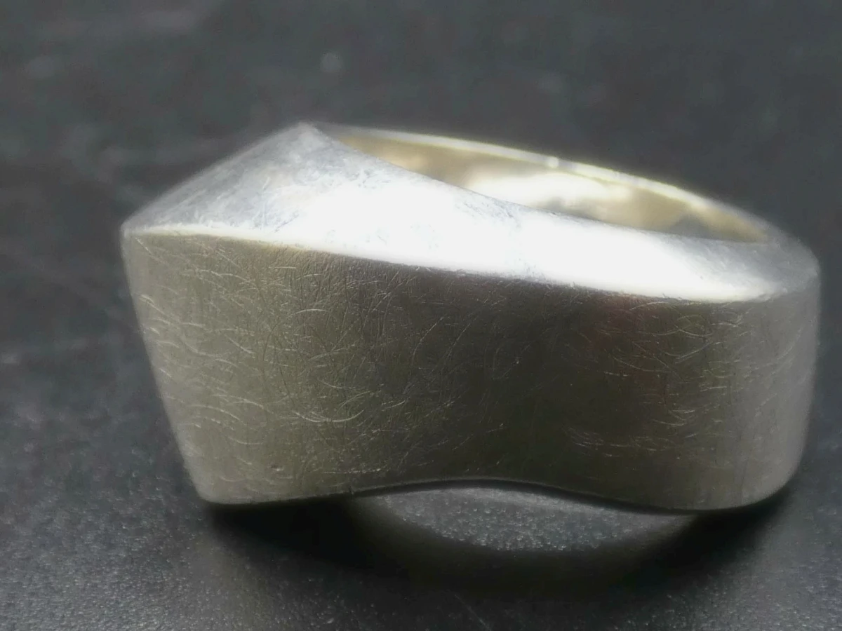 Zilveren statement ring maat 54 - foto 5