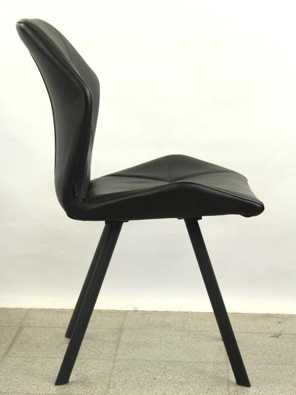 Set van 6 zwarte MXsofa design eetkamerstoelen - foto 8