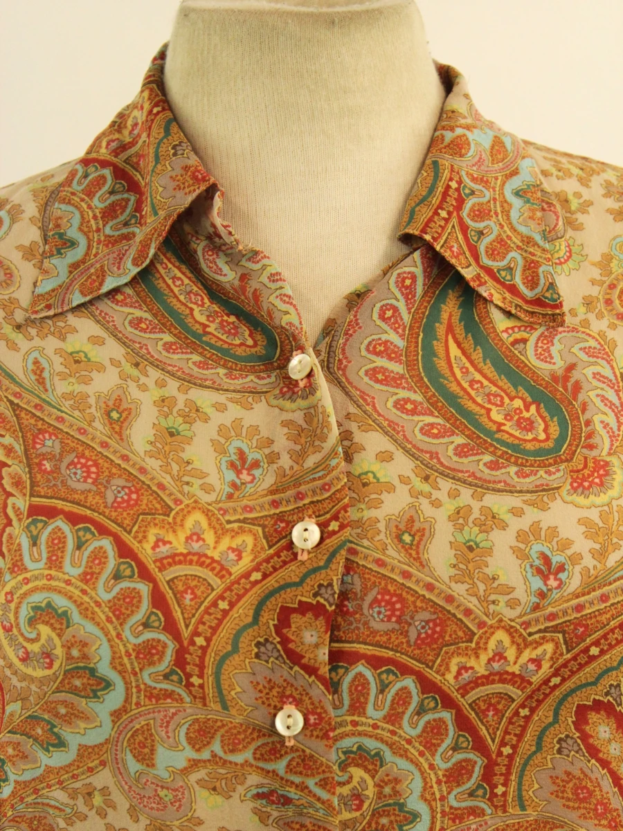 Joseph damesblouse met paisley patroon in 100% silk - foto 3