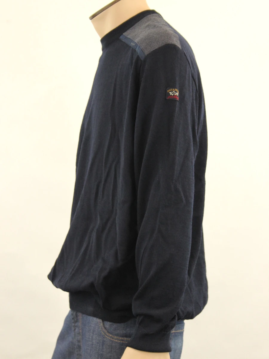 Paul&Shark scheerwol crewneck trui 3XL - foto 3