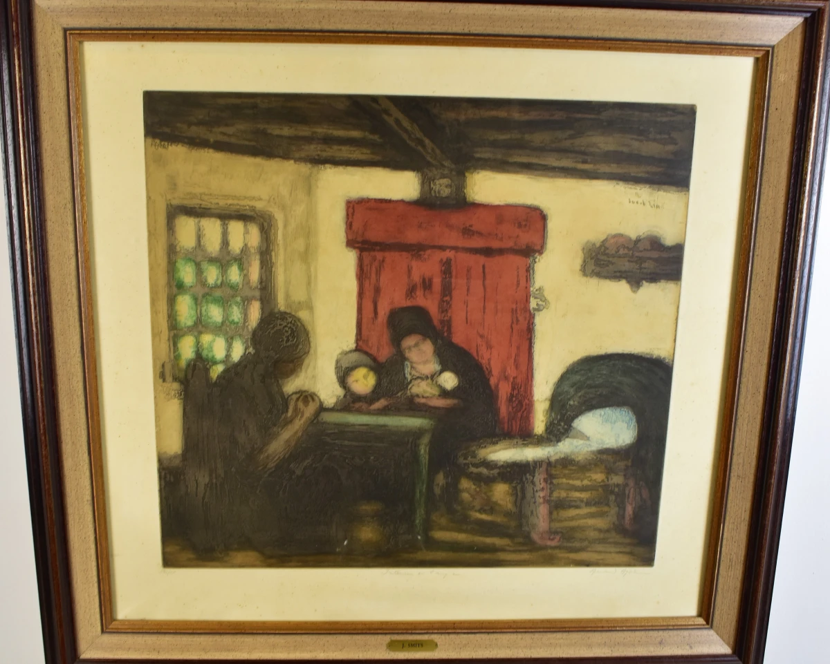 Armand Apol – Intérieur en Campine – naar Jakob Smits - foto 2
