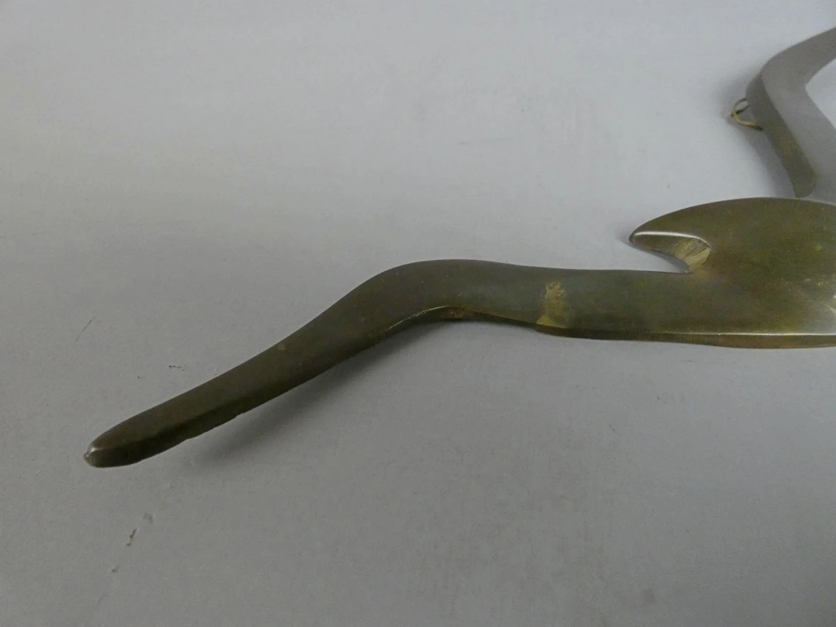 Goudkleurig wandornament - Vogel - foto 5