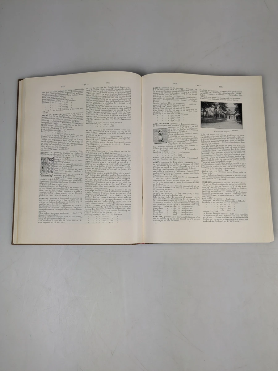 Geschied- en aardrijkskundig woordenboek Belgische gemeenten, 2 delen - foto 5