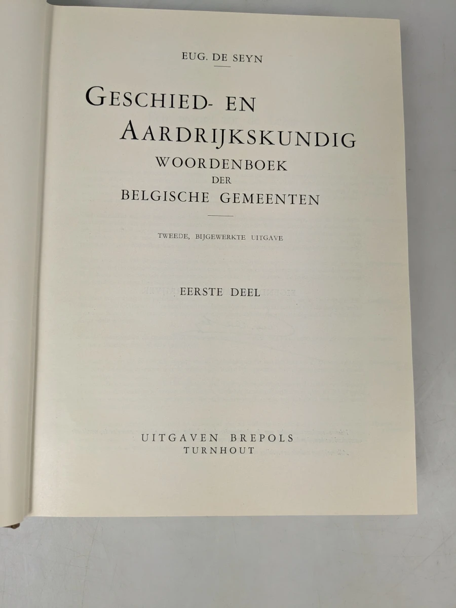 Geschied- en aardrijkskundig woordenboek Belgische gemeenten, 2 delen - foto 4