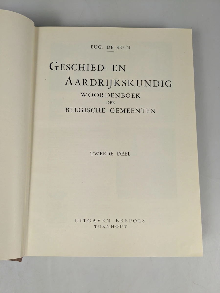 Geschied- en aardrijkskundig woordenboek Belgische gemeenten, 2 delen - foto 7