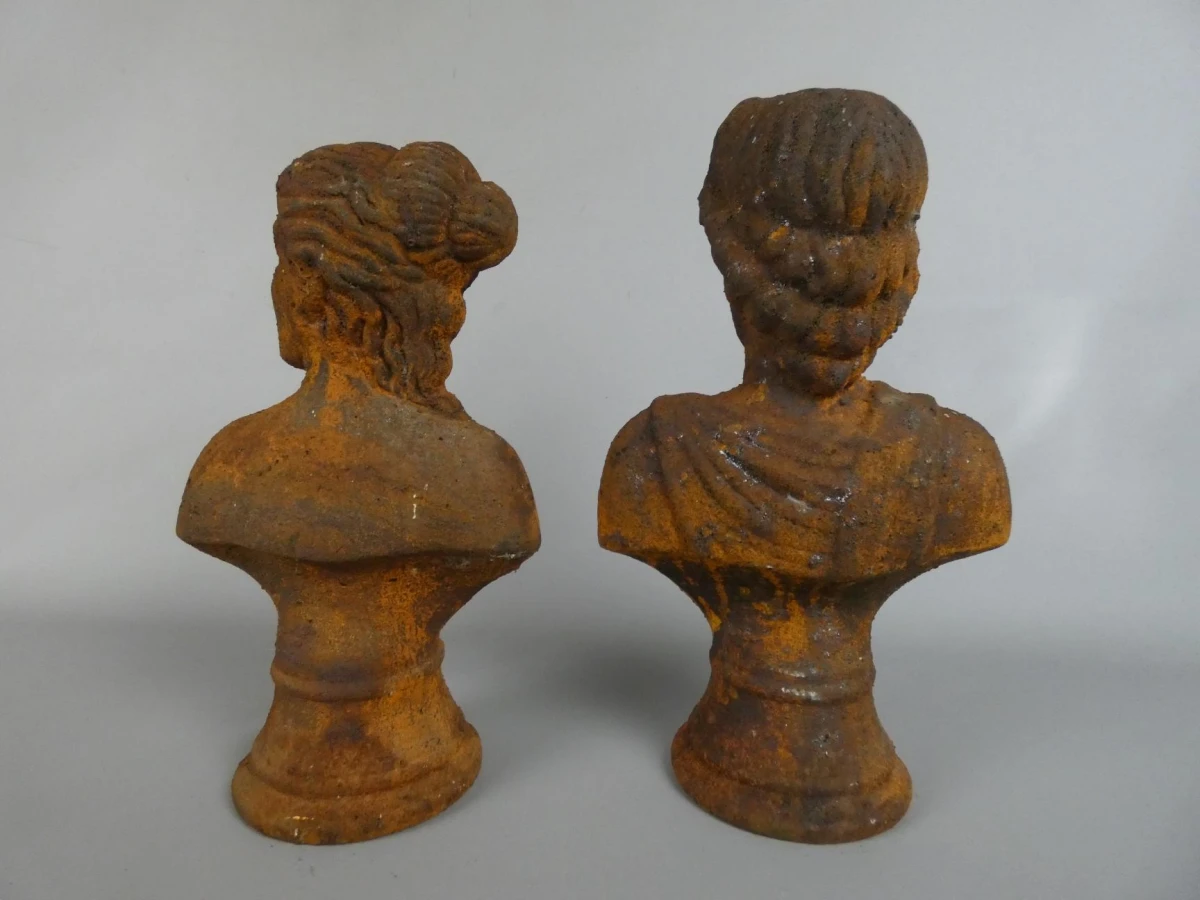 Klassiek stel terracotta bustes - foto 3