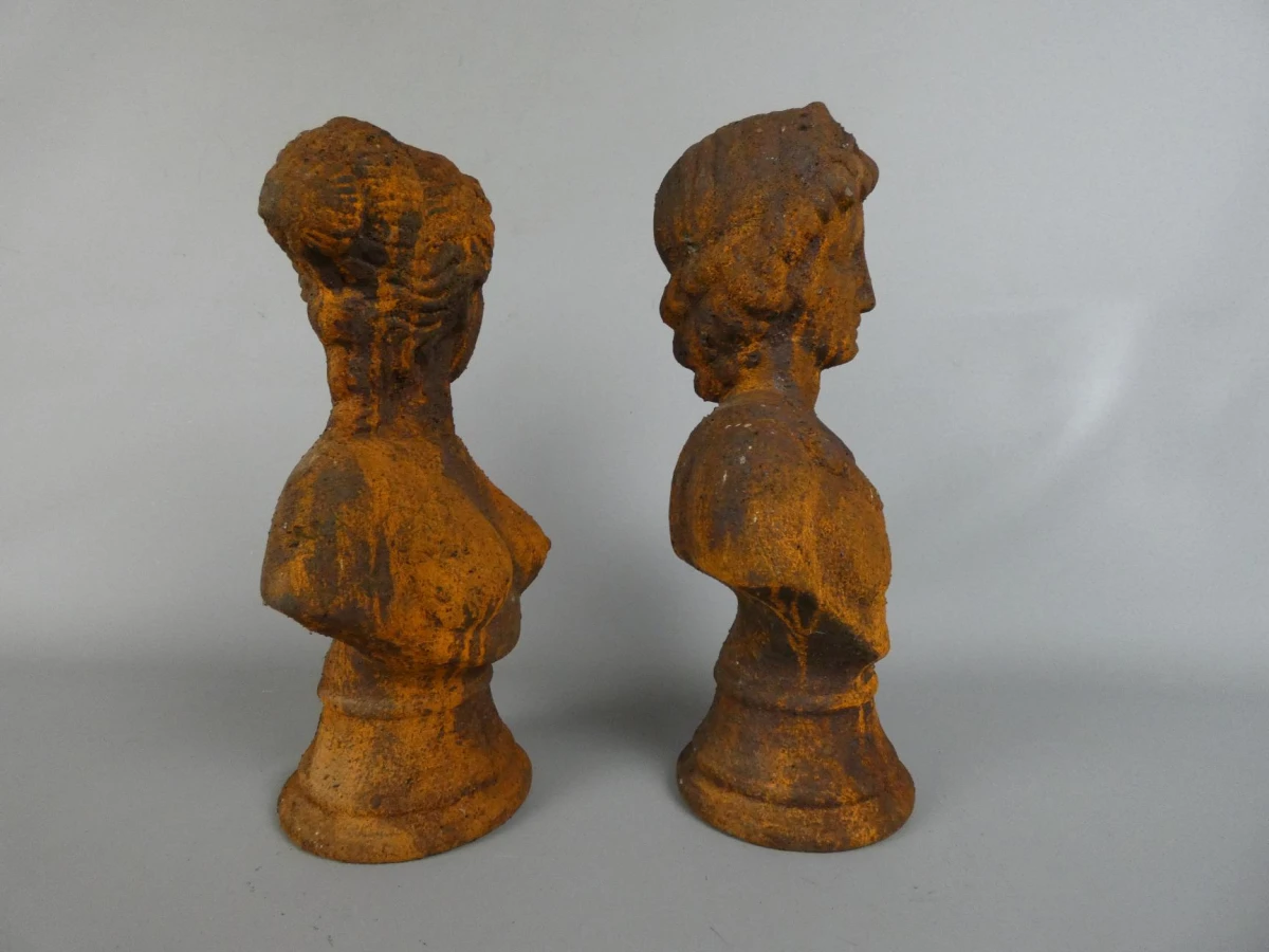 Klassiek stel terracotta bustes - foto 4