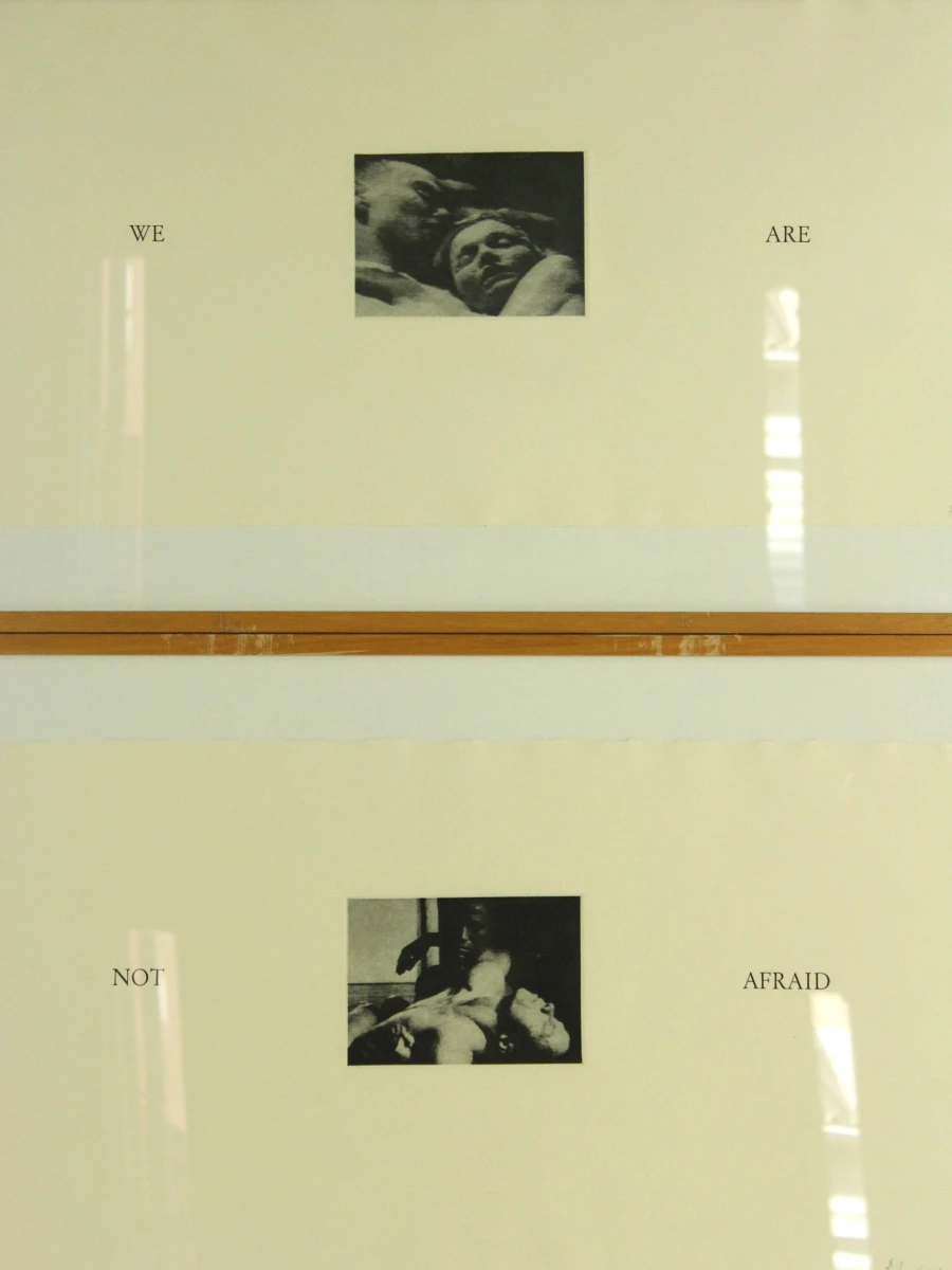 Patrick Merckaert (°1956) – “We Are / Not Afraid” – Tweeluik heliogravures, 1994 - foto 3
