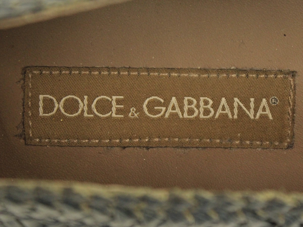 Dolce & Gabbana blauwe espadrilles dames - maat 42 - foto 5