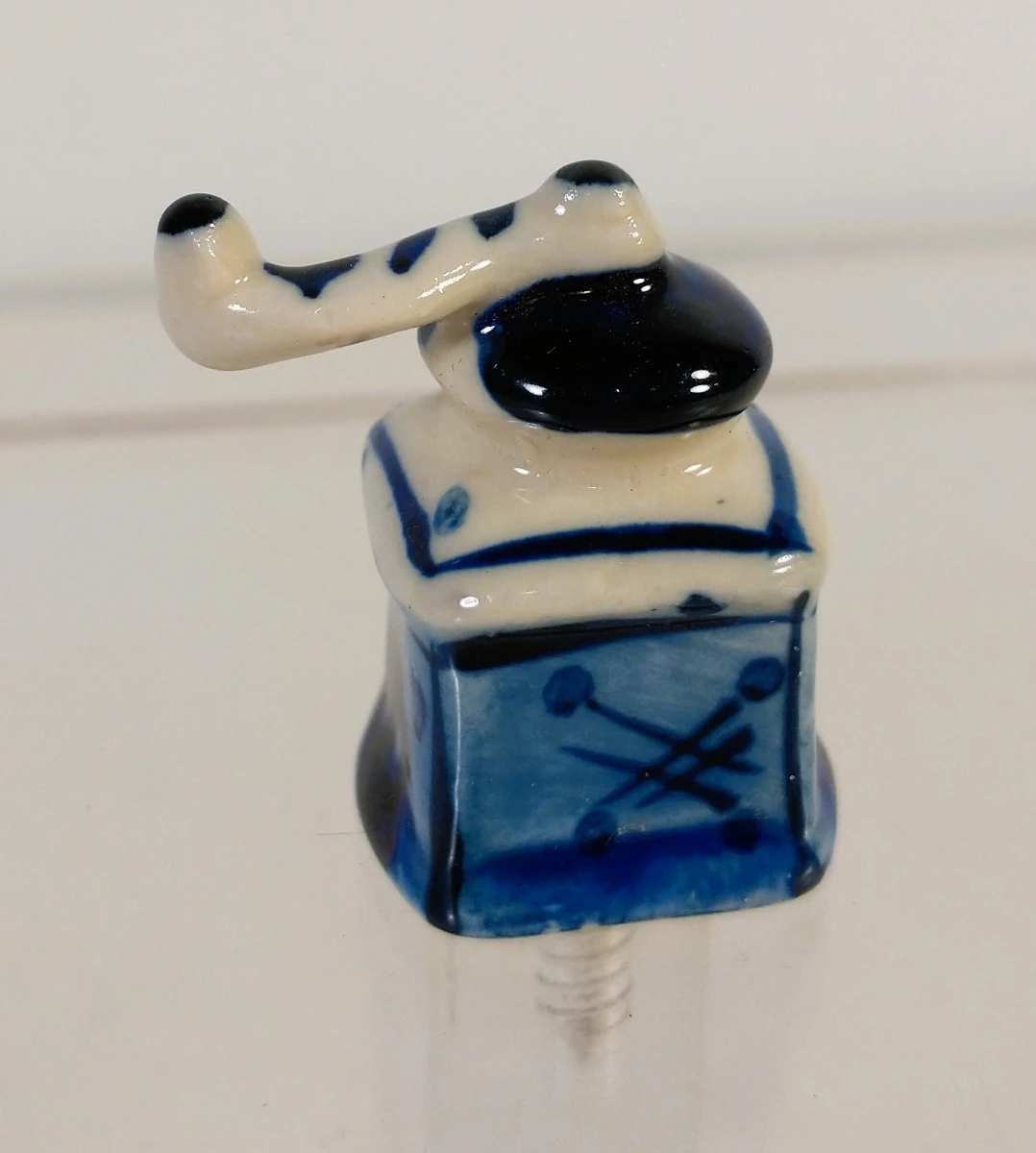Verzameling Delfts blauwe miniaturen met KLM/Bols huisje - foto 6