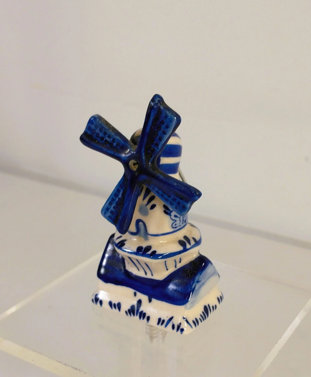 Verzameling Delfts blauwe miniaturen met KLM/Bols huisje - foto 8
