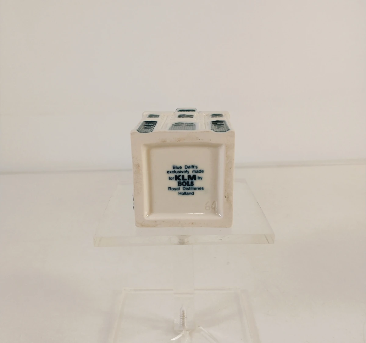 Verzameling Delfts blauwe miniaturen met KLM/Bols huisje - foto 17