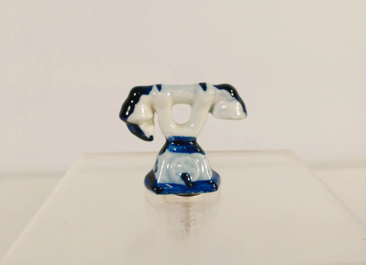 Verzameling Delfts blauwe miniaturen met KLM/Bols huisje - foto 5