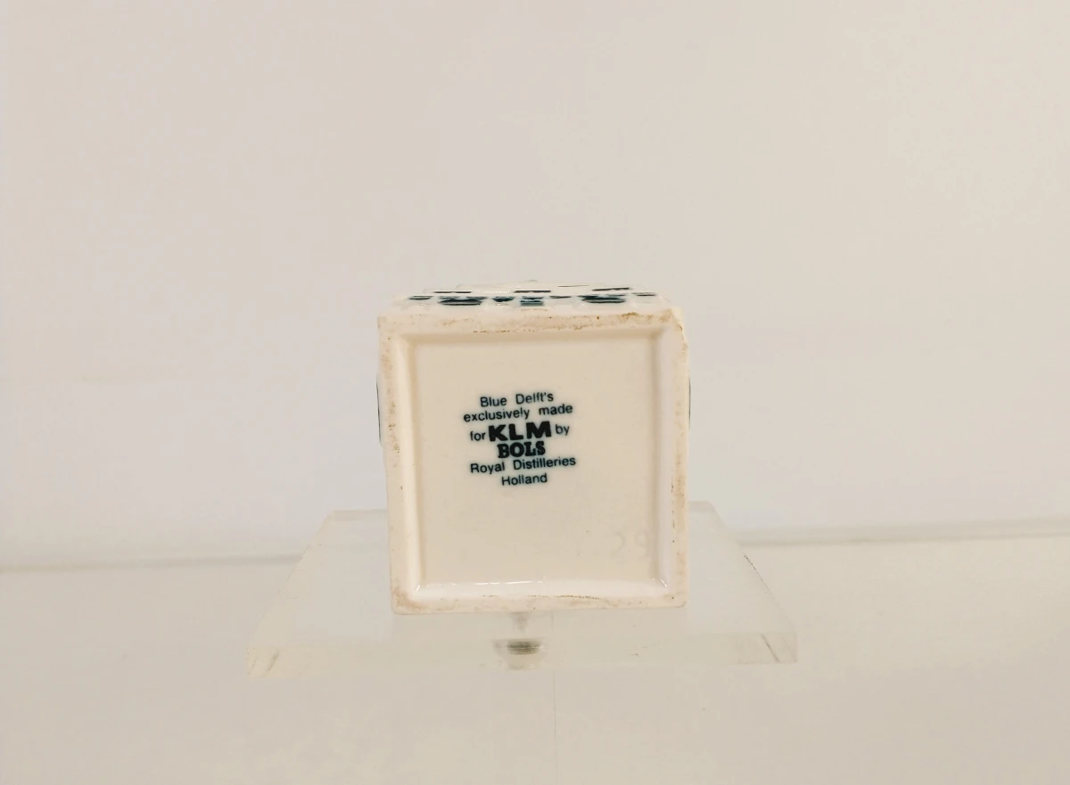 Verzameling Delfts blauwe miniaturen met KLM/Bols huisje - foto 13