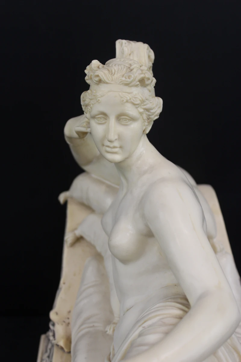 Sierlijke liggende dame uit hars - Amilcare Santini - foto 7