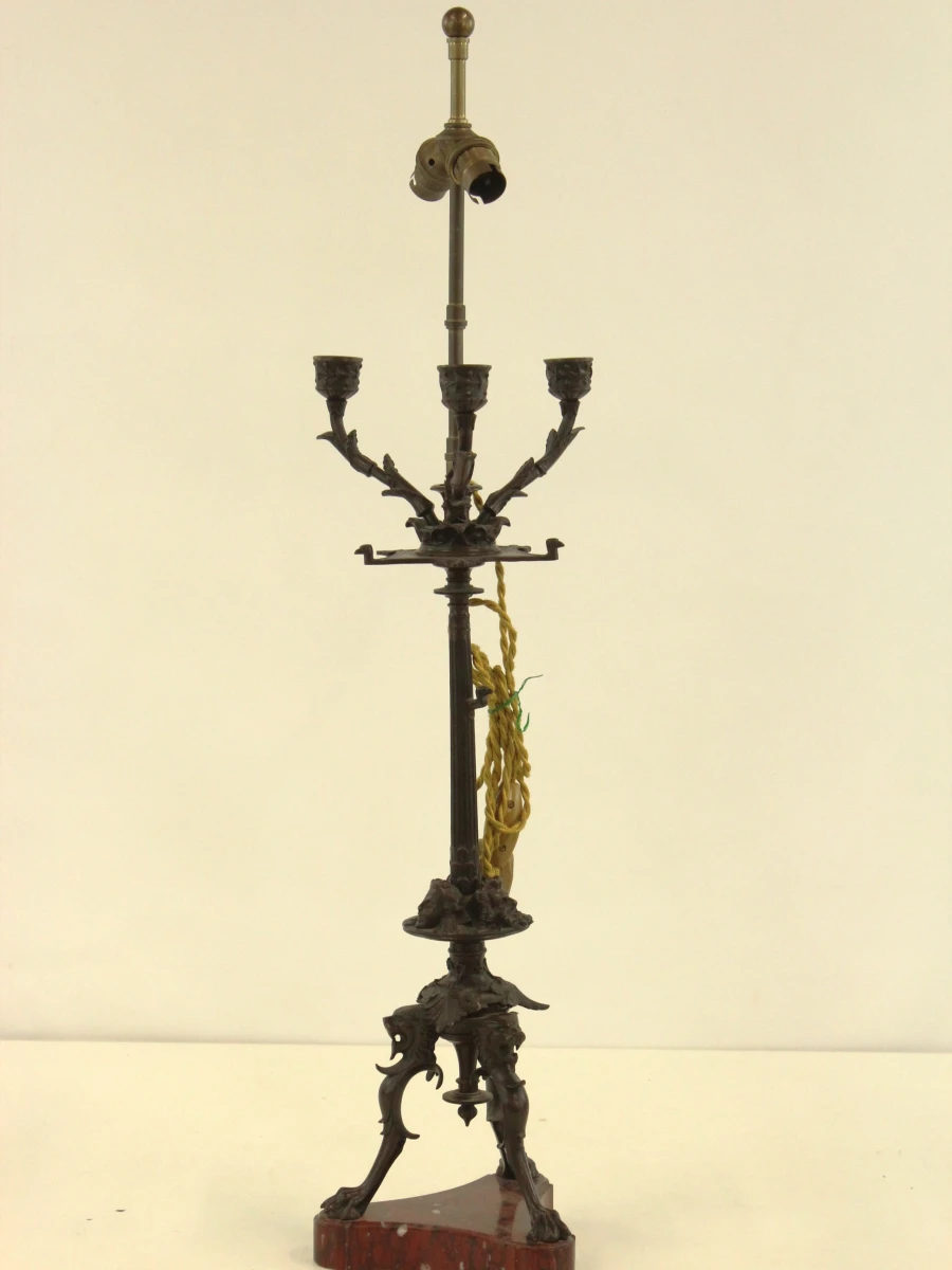 Set monumentale neobarokke tafellampen - foto 12