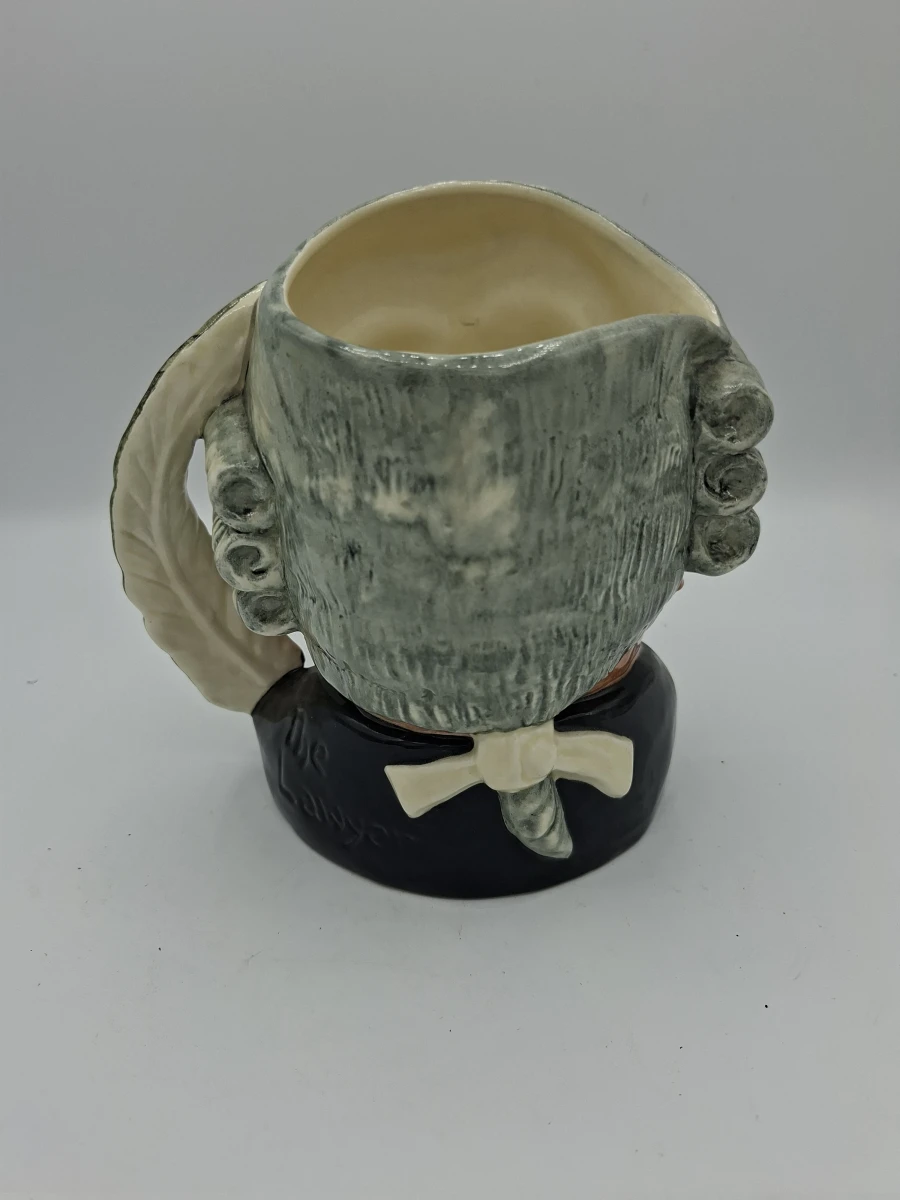 Vintage Royal Doulton Character Jug "The Lawyer" (D6498) – Grote Uitvoering (1958) - foto 3