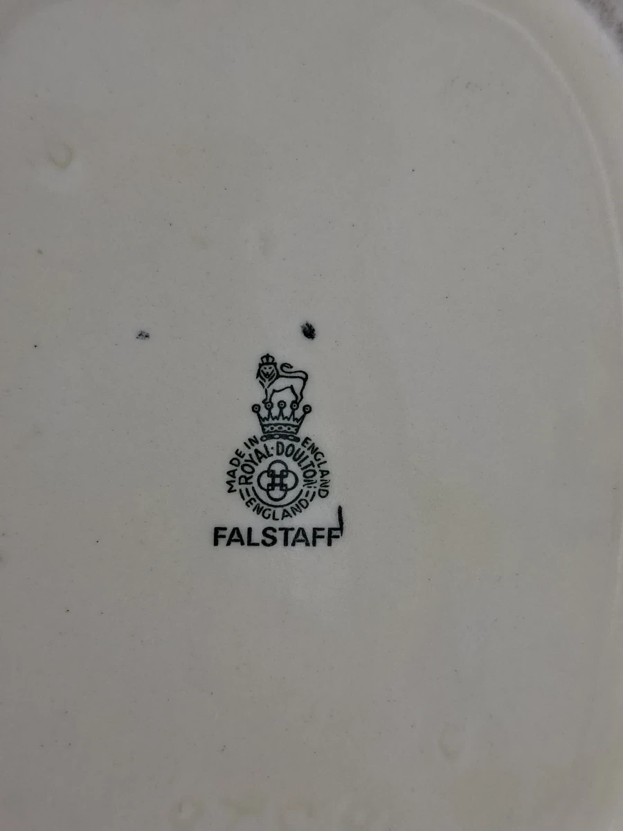 🍺 Vintage Royal Doulton Toby Jug – "Falstaff" (Volledige Zittende Figuur) - foto 3
