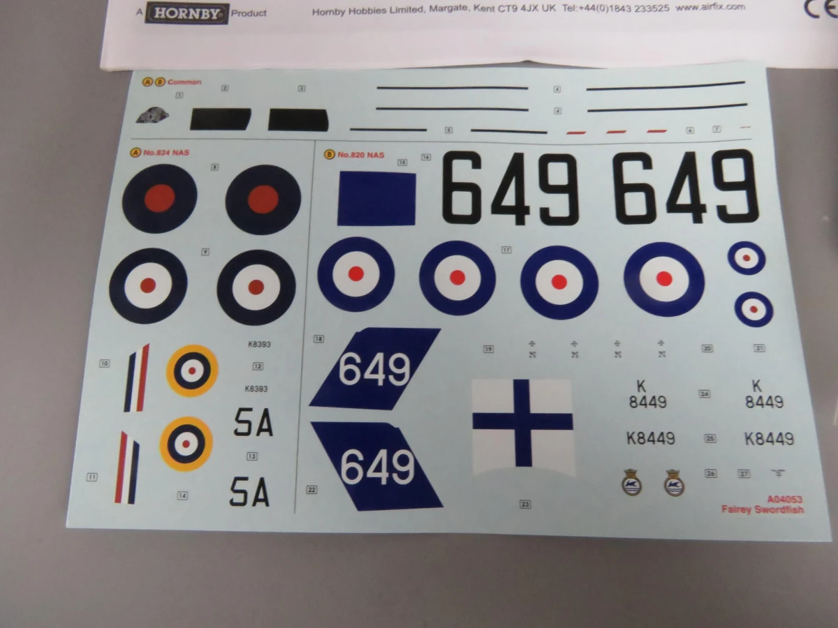 Airfix modelvliegtuig Fairey Swordfish Mk.I - foto 3