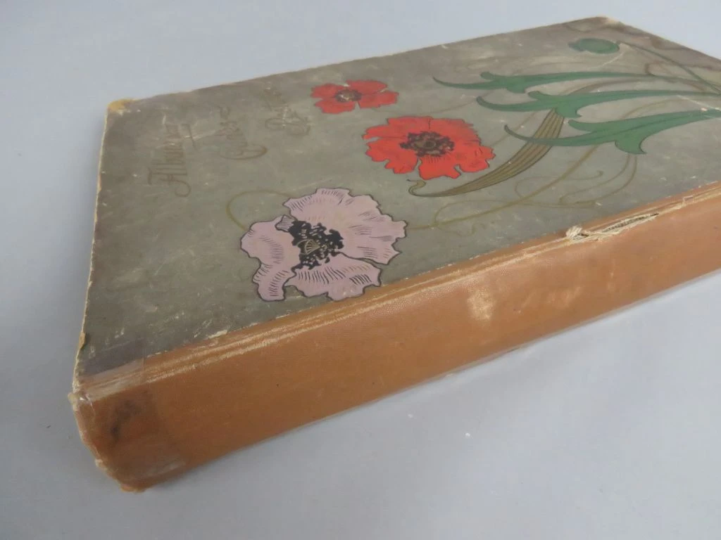 Oud fotoalbum met bloemenmotief - foto 4