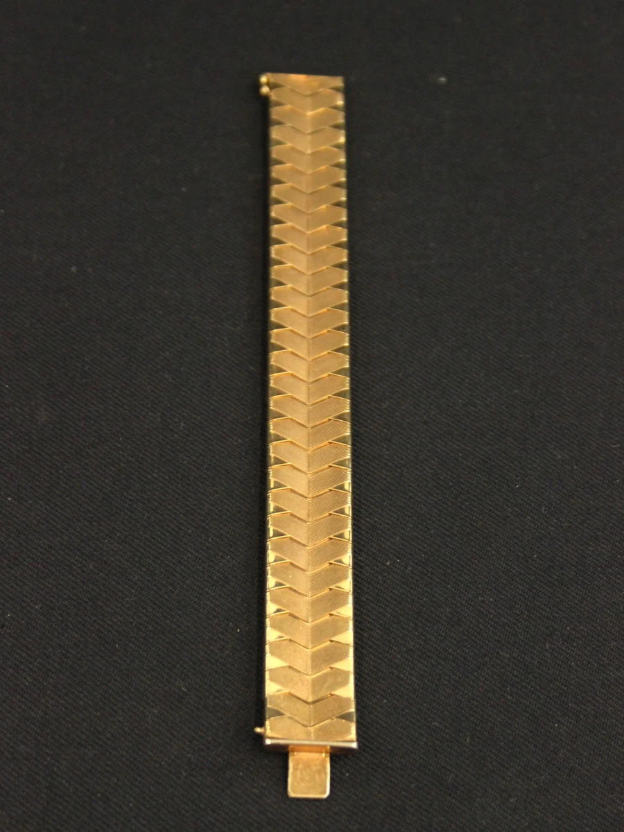 Vintage vergulde schakelarmband - foto 2