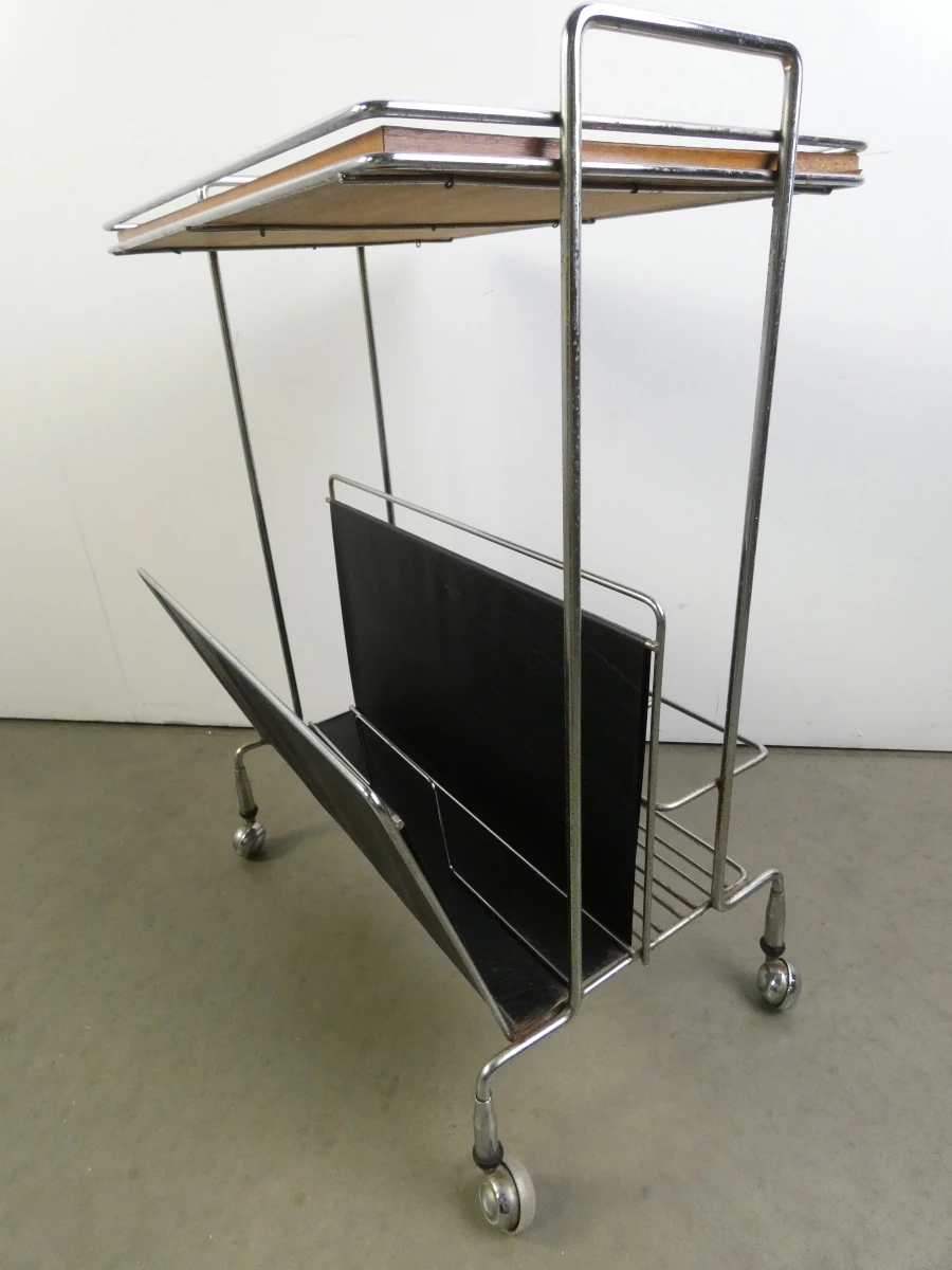 Vintage serveerwagen / bar cart - foto 11