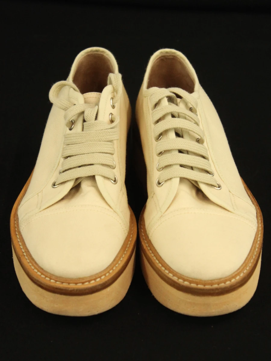 Dries Van Noten witte platform schoenen - maat 37 - foto 2