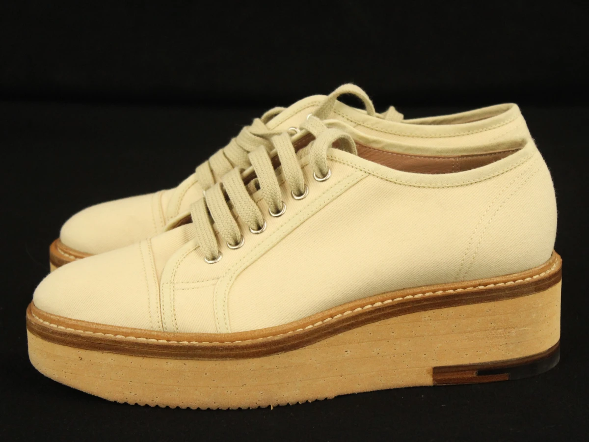 Dries Van Noten witte platform schoenen - maat 37 - foto 3