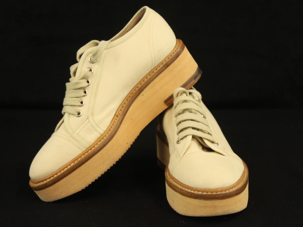 Dries Van Noten witte platform schoenen - maat 37 - foto 6