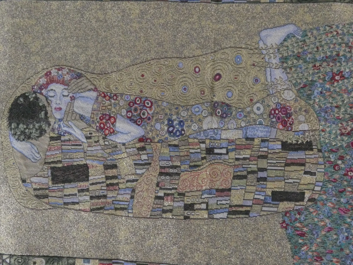 Tapijtwerk The Kiss geïnspireerd op Gustav Klimt - foto 2