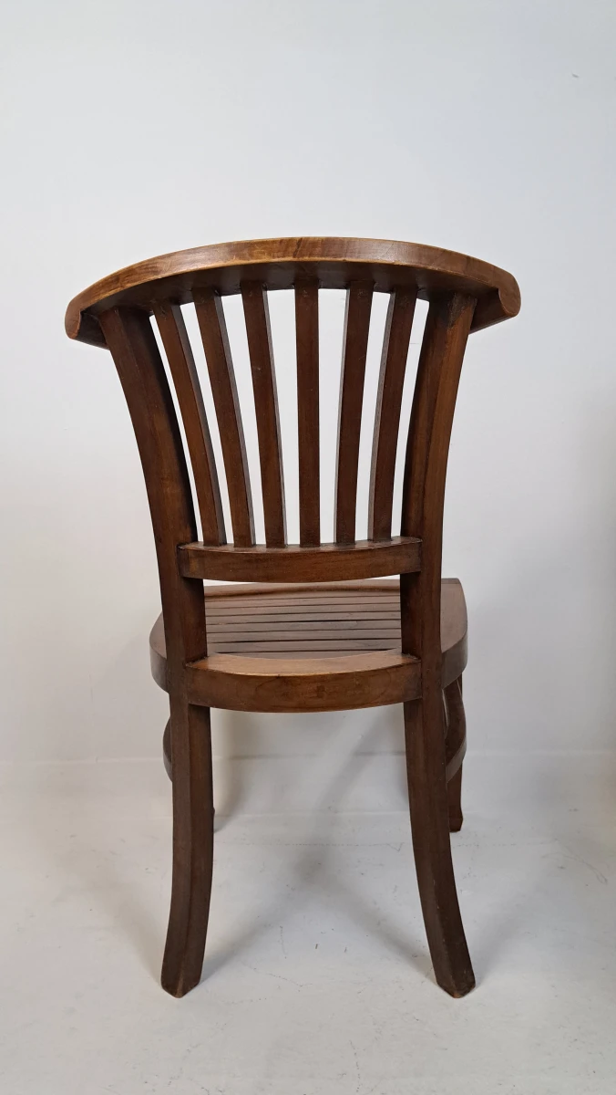 Set van vier koloniale houten stoelen uit Indonesië - foto 10