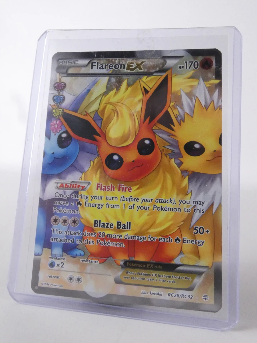 Flareon EX Full Art RC28/RC32 – Pokémon 2016 – kavel bij De Kringwinkel, Heverlee