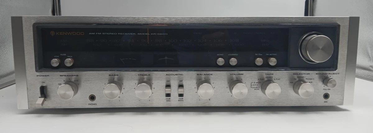 Kenwood AM-FM stereo tuner versterker KR-6600 - foto 4