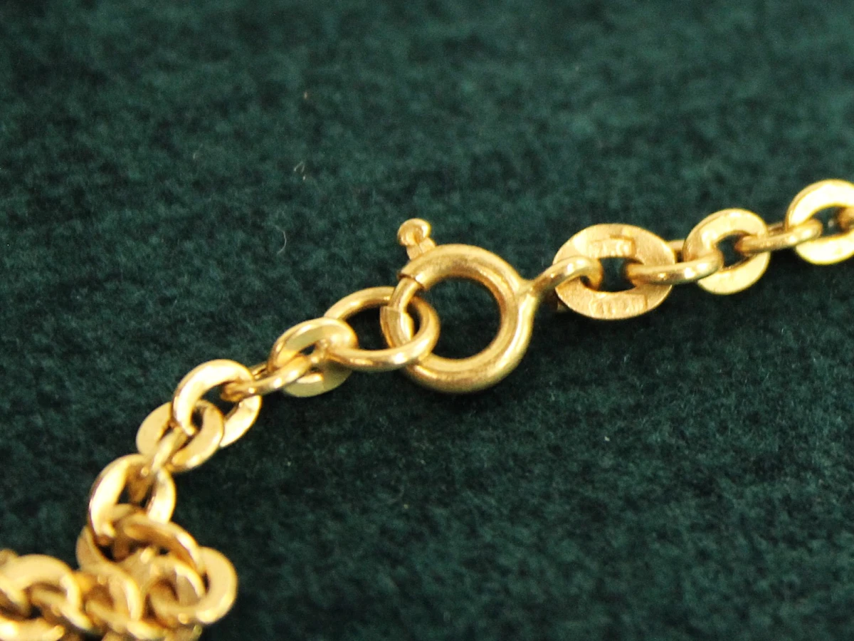 Vintage 18k gouden halsketting - Fratelli Chini - foto 9
