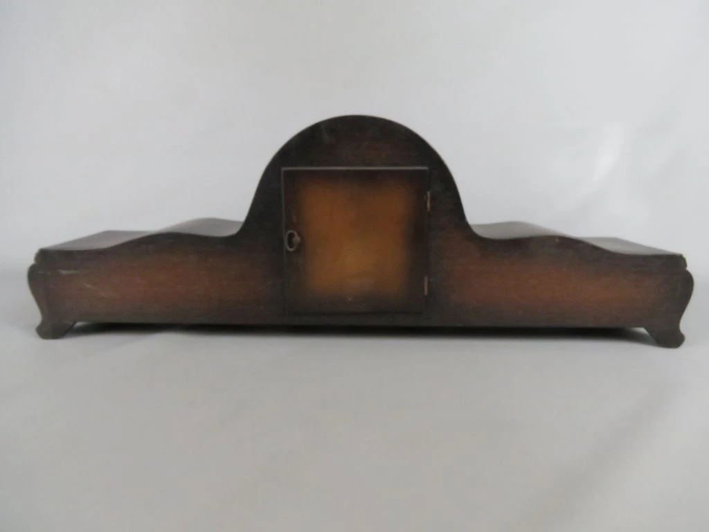 Antieke houten schouwklok - foto 5
