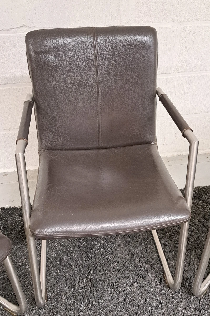 Set van 5 TEAM 7 f1 designstoelen door Jacob Strobel - foto 4