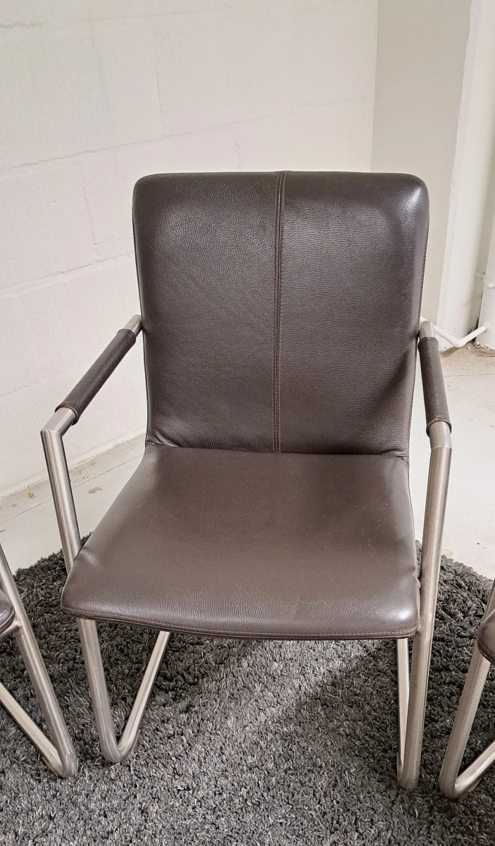 Set van 5 TEAM 7 f1 designstoelen door Jacob Strobel - foto 3