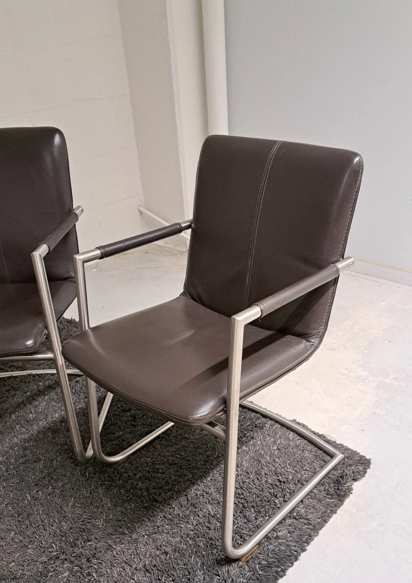 Set van 5 TEAM 7 f1 designstoelen door Jacob Strobel - foto 2