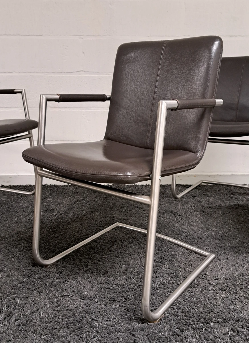 Set van 5 TEAM 7 f1 designstoelen door Jacob Strobel - foto 8
