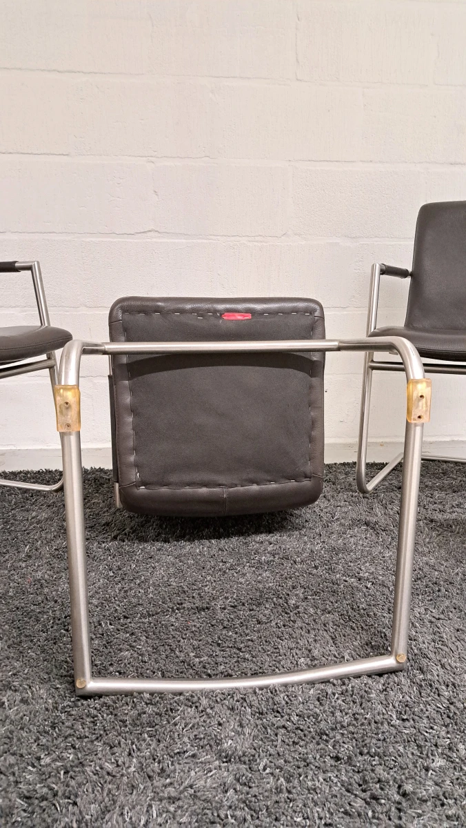 Set van 5 TEAM 7 f1 designstoelen door Jacob Strobel - foto 10