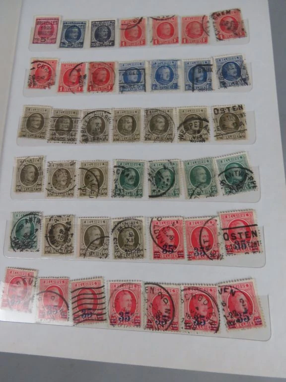 Postzegelalbum met diverse oude postzegels uit jaren 1920-30 - foto 16