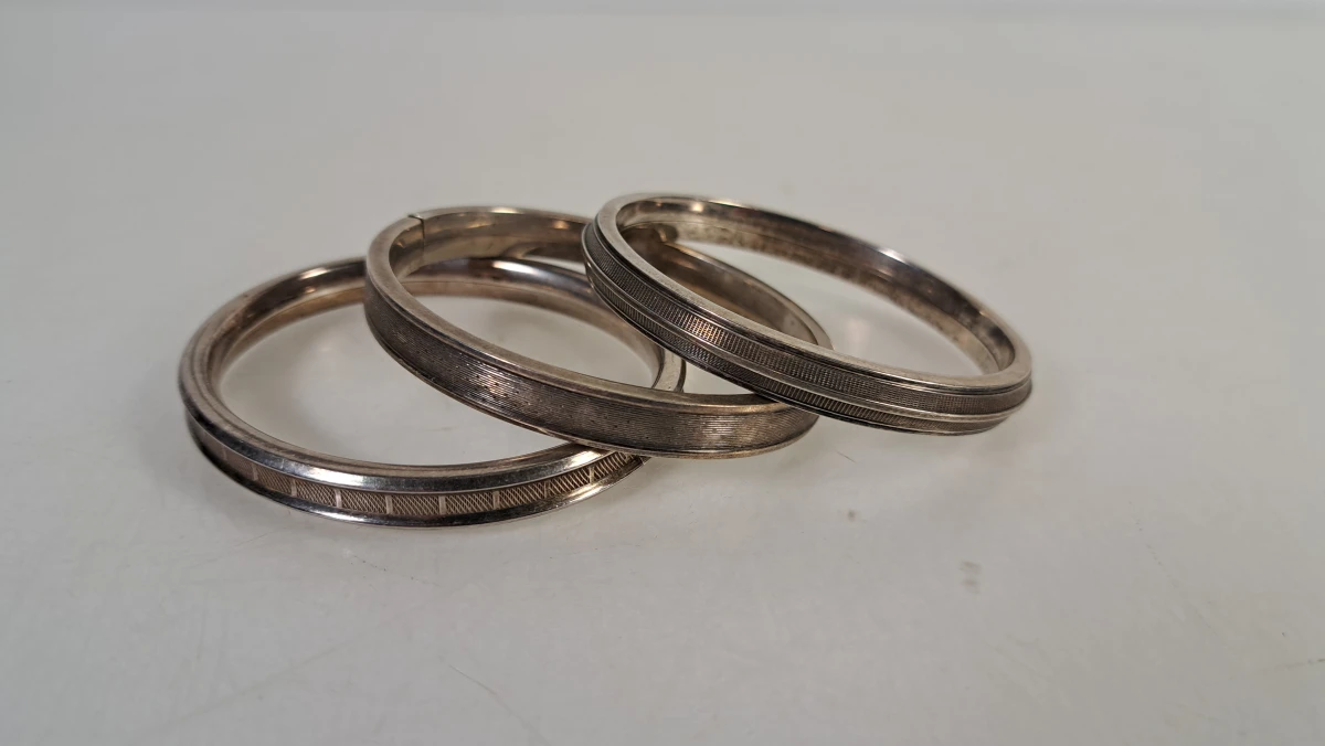Drie zilveren armbanden met A800-keurmerk - foto 8