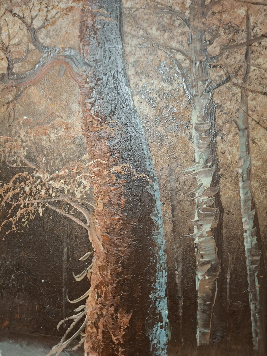 Vintage klassiek olieverfschilderij Rico Tomaso - foto 4