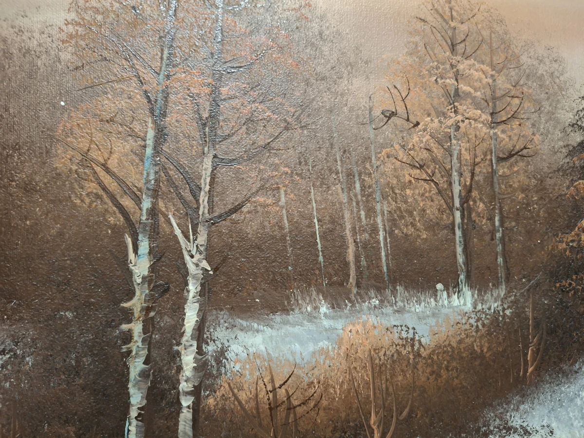 Vintage klassiek olieverfschilderij Rico Tomaso - foto 3