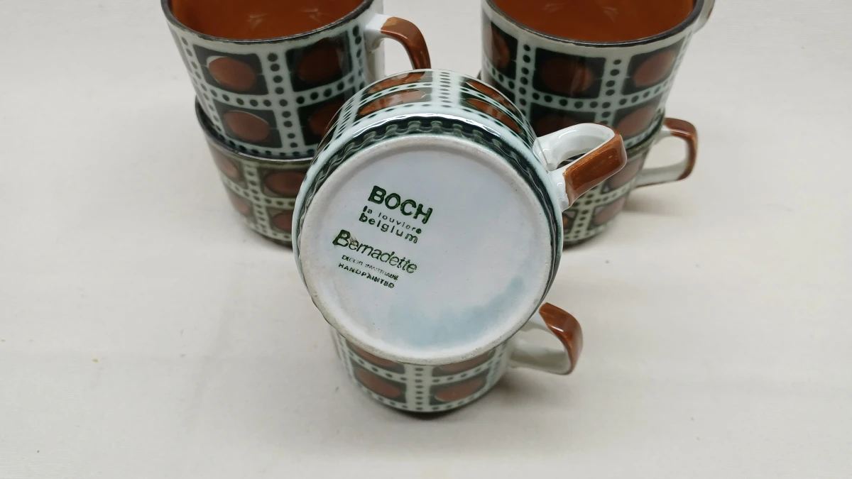 Vintage Boch Bernadette servies voor 6 personen - foto 10
