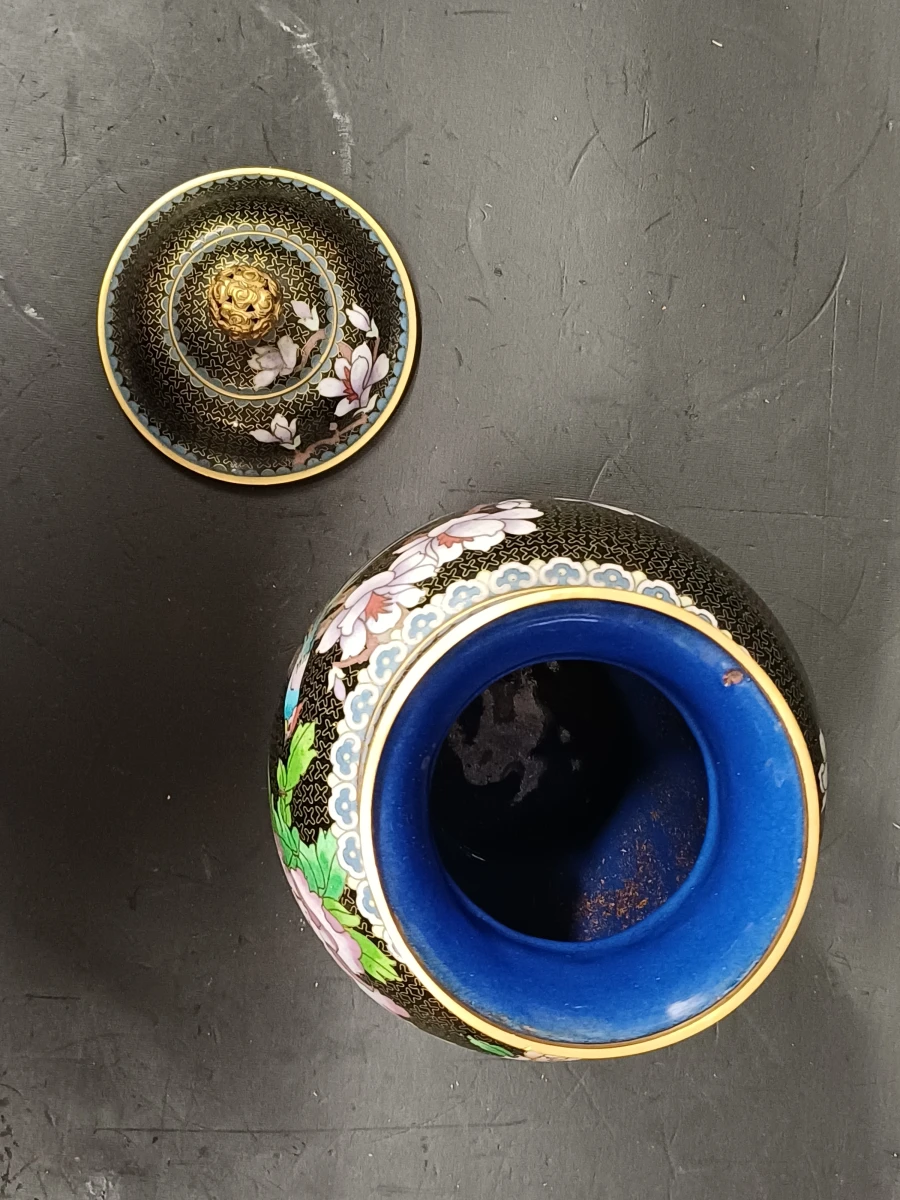 2 Chinese cloisonné vazen - foto 3