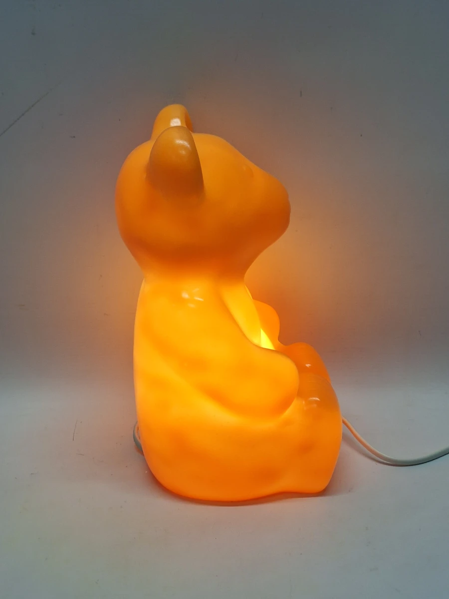 Speelse Lucide berenlamp - opvallende oranje sfeerlamp - foto 4