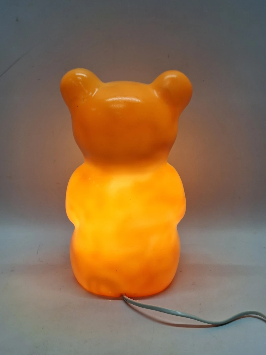 Speelse Lucide berenlamp - opvallende oranje sfeerlamp - foto 5